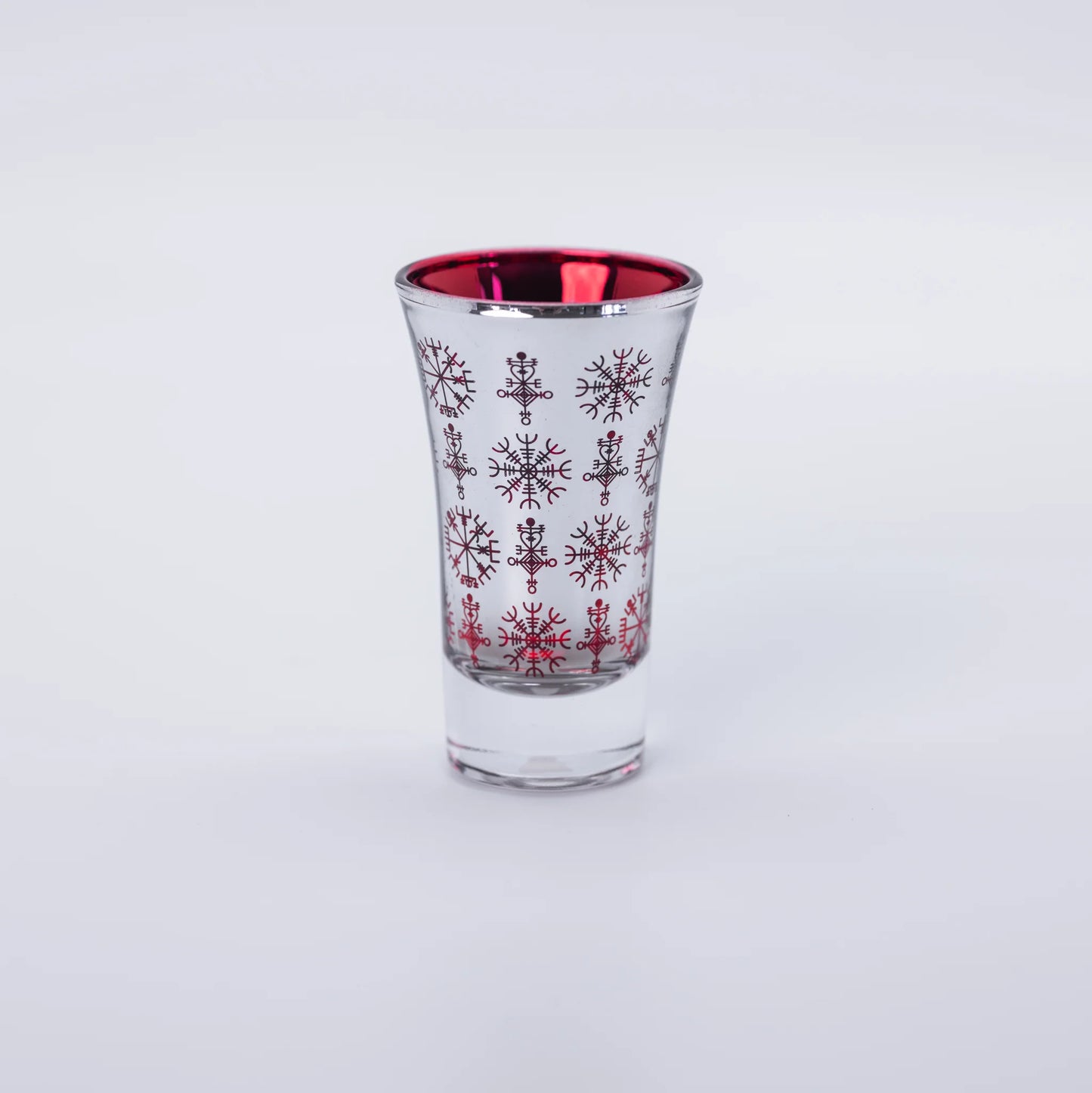 Shotglass Red/Blue - Atlason
