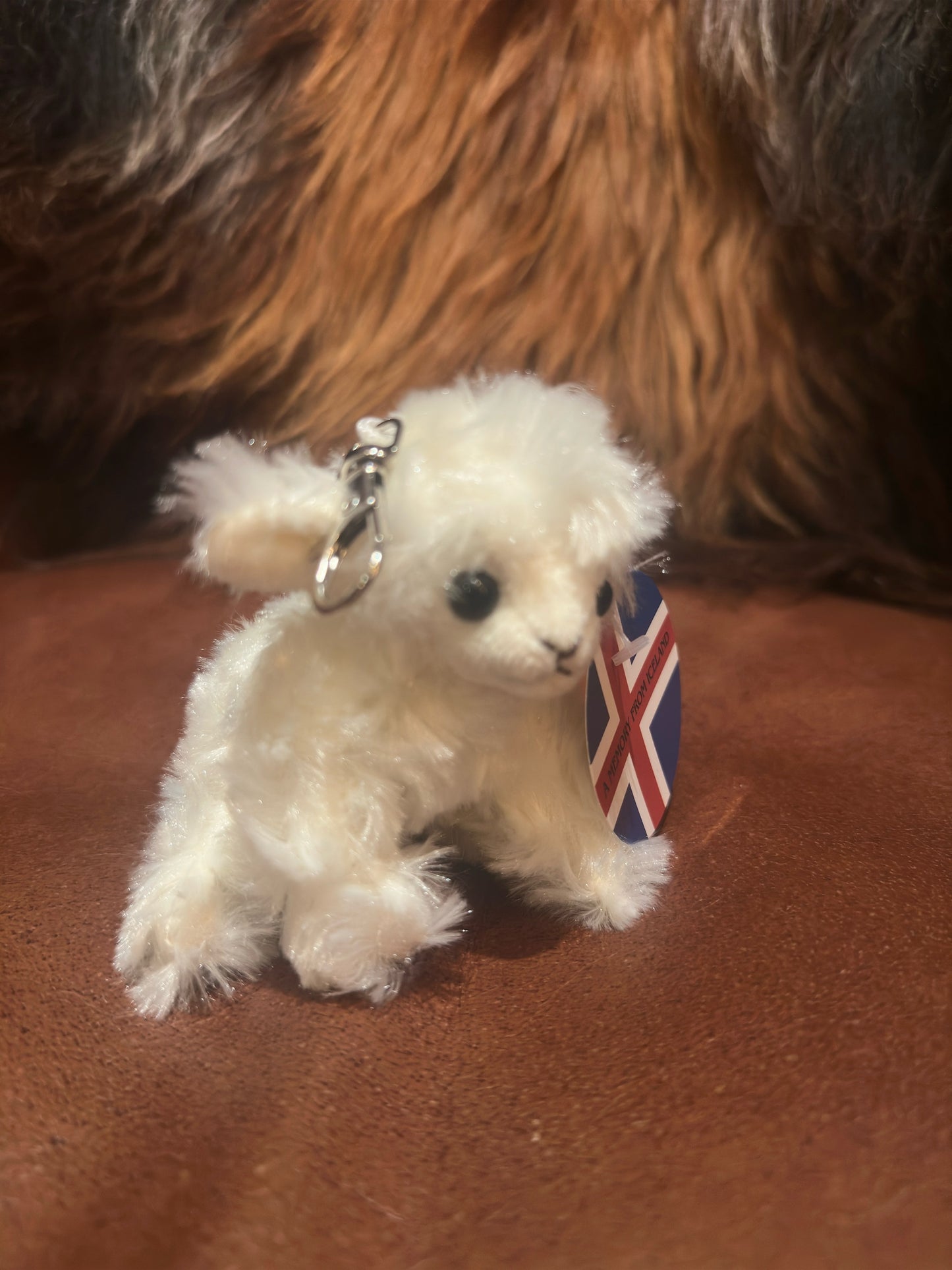 Sheep Clip Keychain 9 cm - A Memory From Iceland