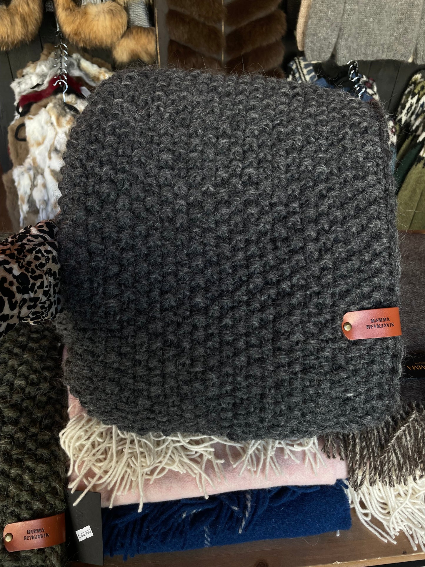 Wool Blanket Mamma Reykjavík Handmade With Love
