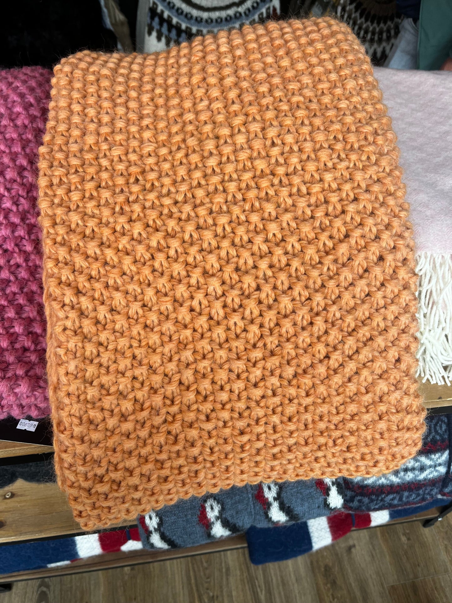 Wool Blanket Mamma Reykjavík Handmade With Love