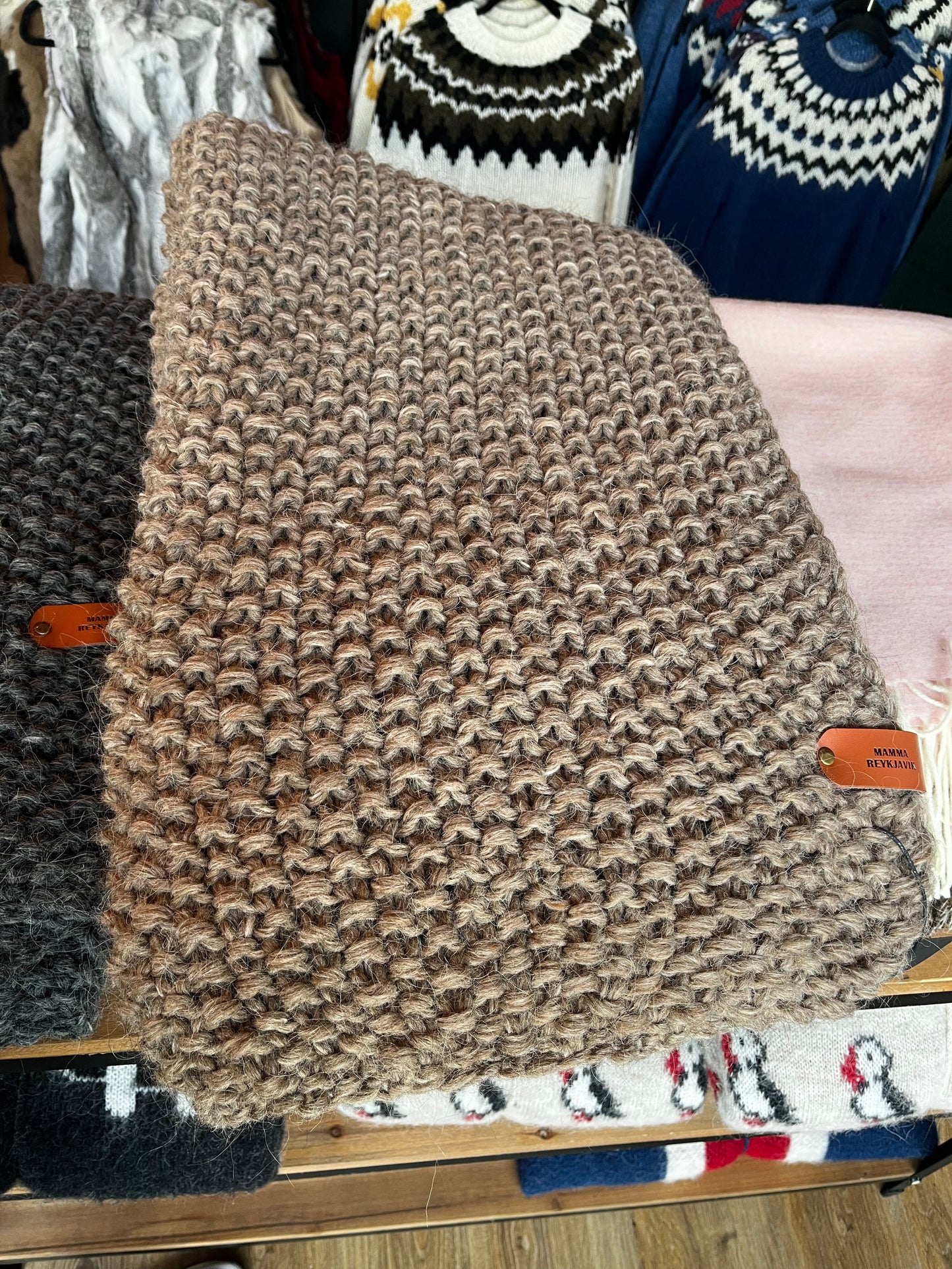 Wool Blanket Mamma Reykjavík Handmade With Love