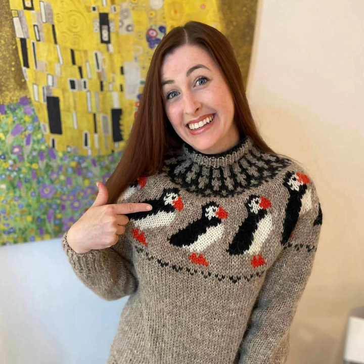 She always regretted not buying a puffin sweater she saw in Iceland