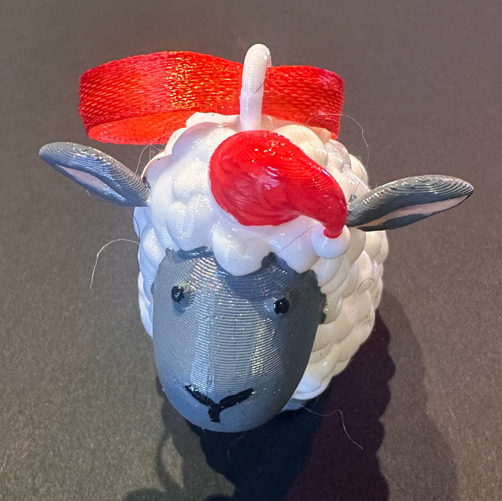Hanging Sheep With Hat Handmade