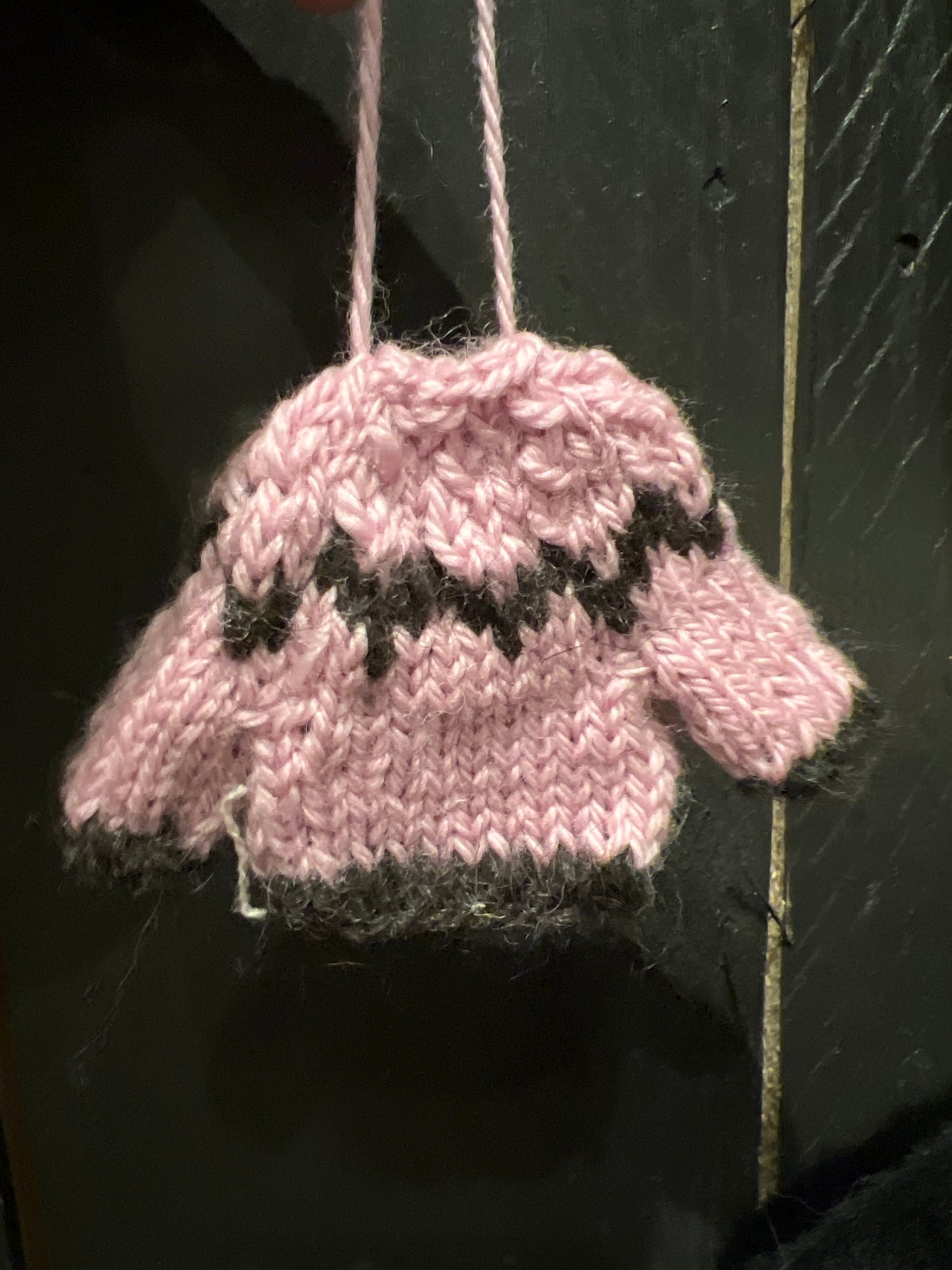 100% Handmade Lopapeysa Wool Sweater Ornament