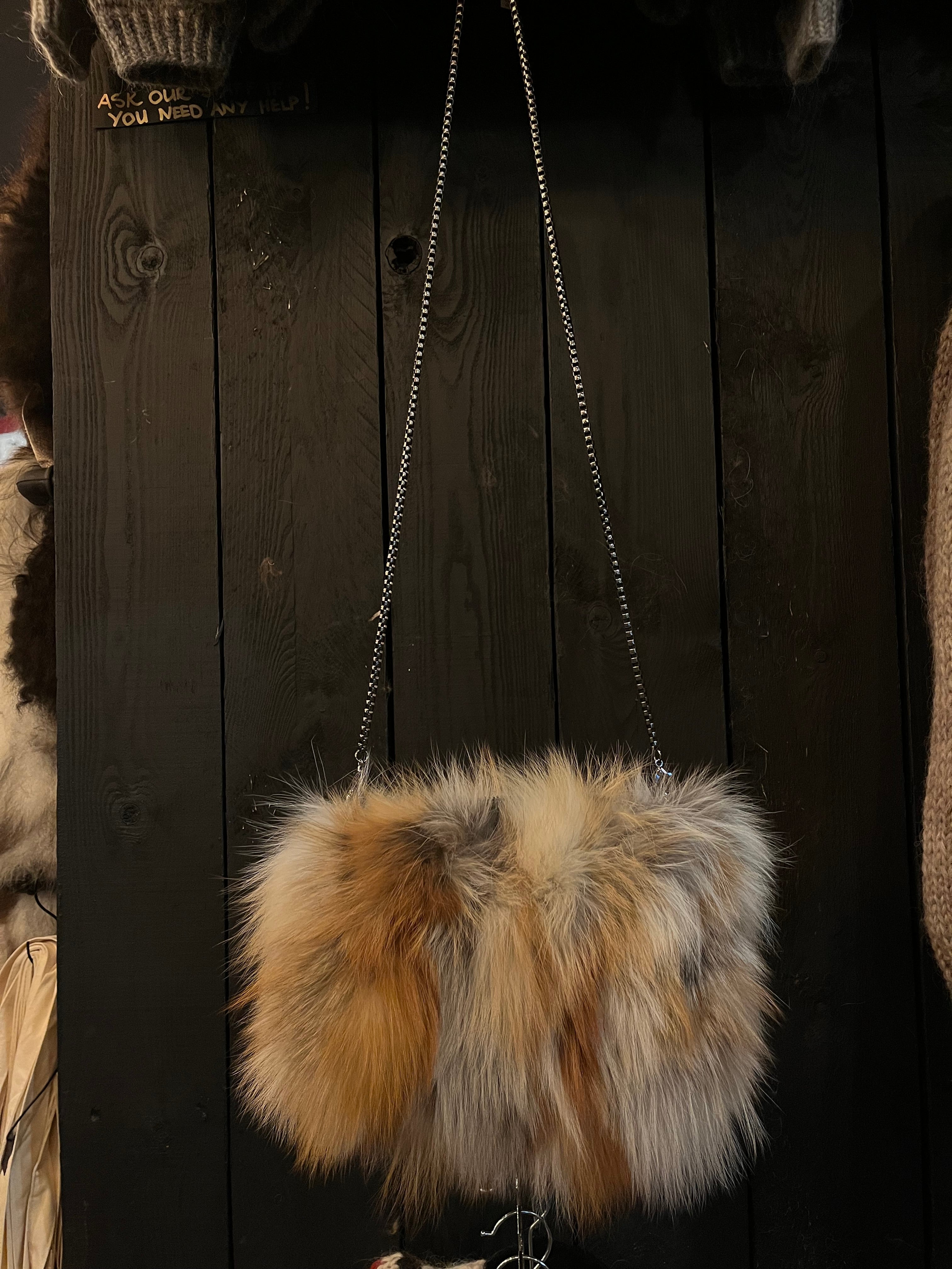 Fox Purse Handbag & Handwarmer Mamma Reykjavík