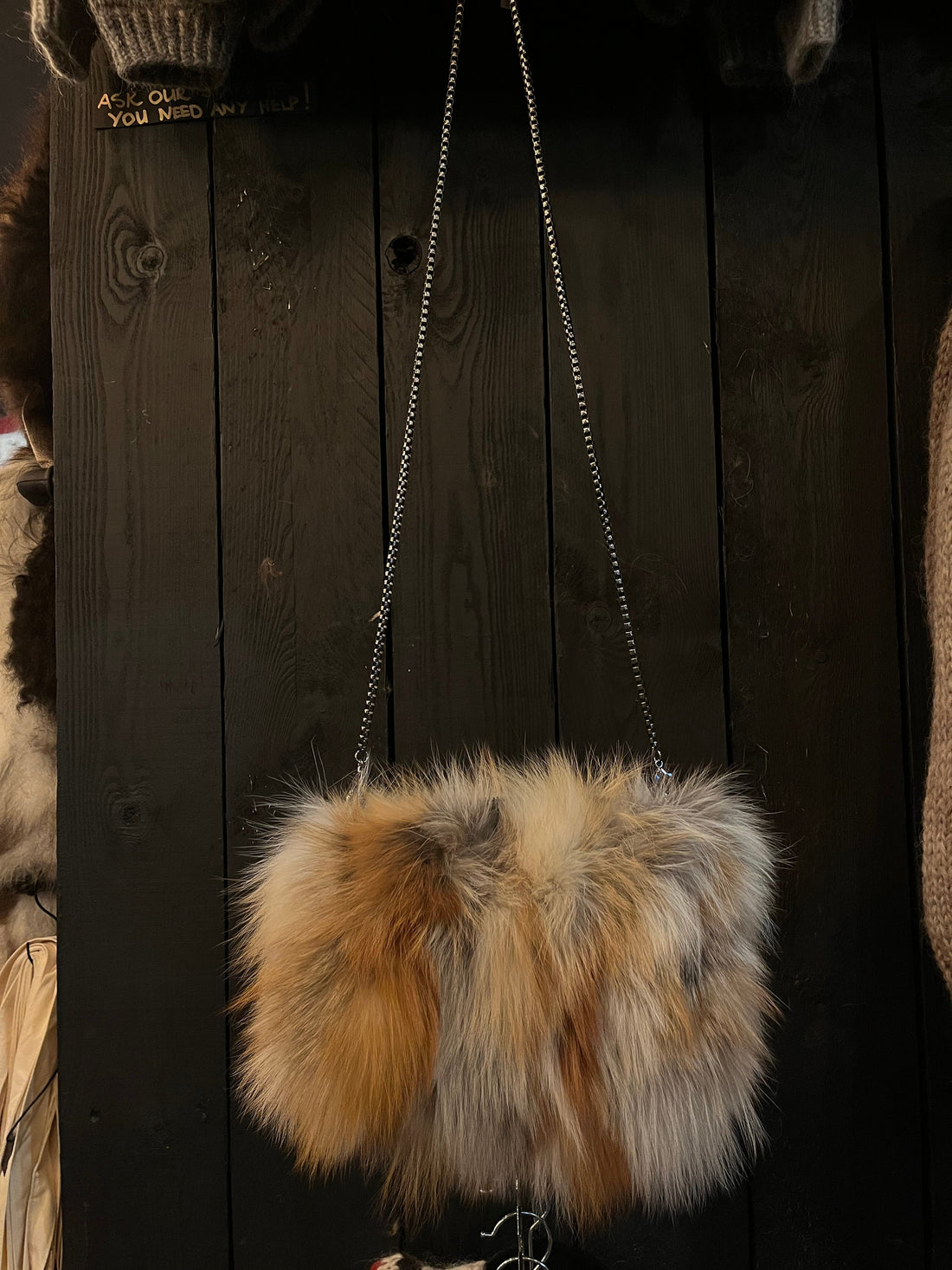 Fox Purse Handbag & Handwarmer Mamma Reykjavík