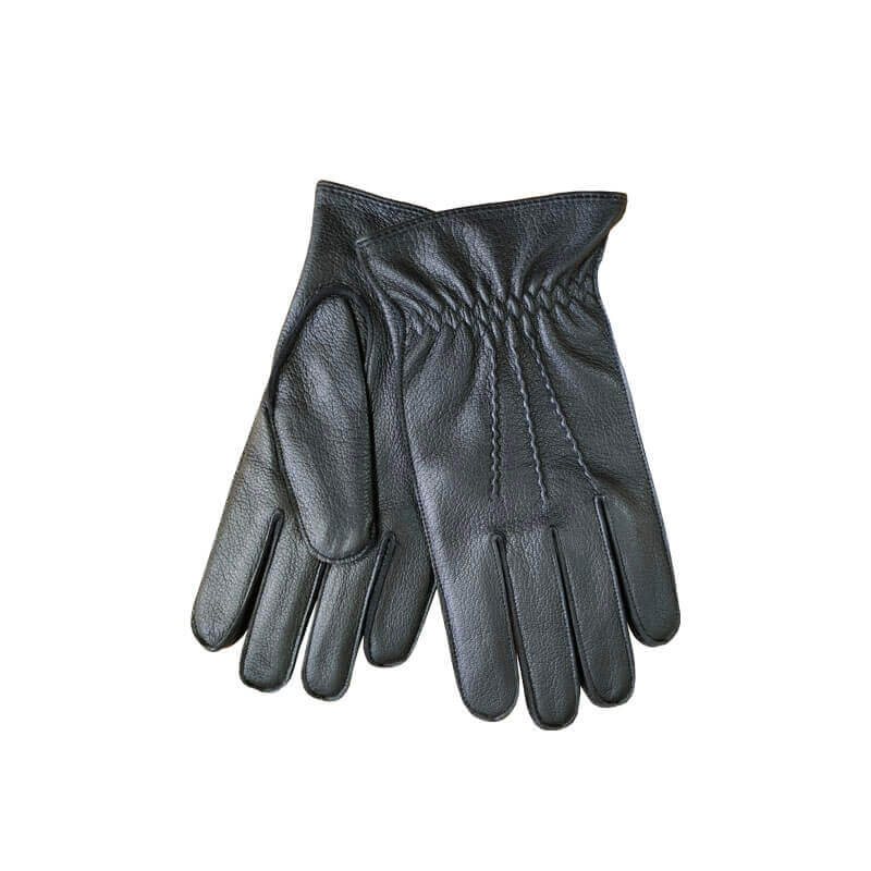 Tanngnjóstr - Black Goat Hand-Stitched Gloves - Mamma Reykjavík