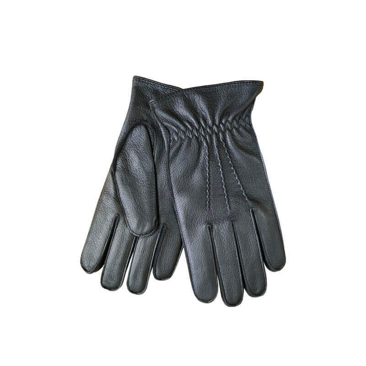Tanngnjóstr - Black Goat Hand-Stitched Gloves - Mamma Reykjavík