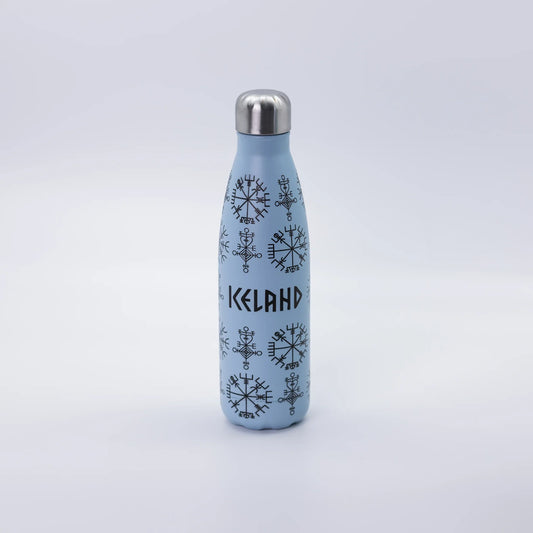 Thermo Bottle Runes (Blue) - Atlason