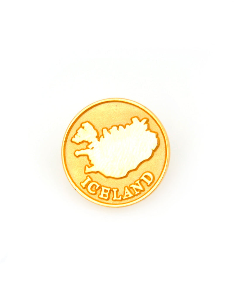 Lapel Pin with Icelandic Symbols