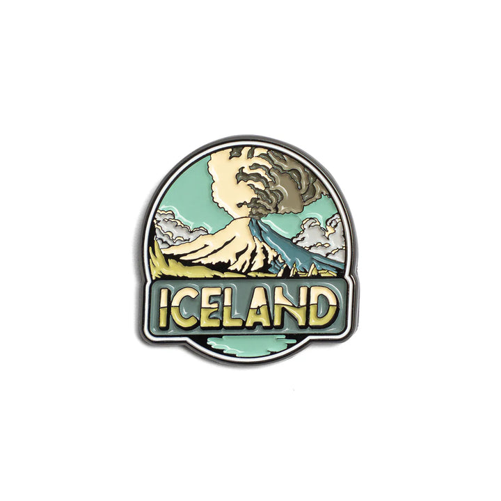 Volcano pin