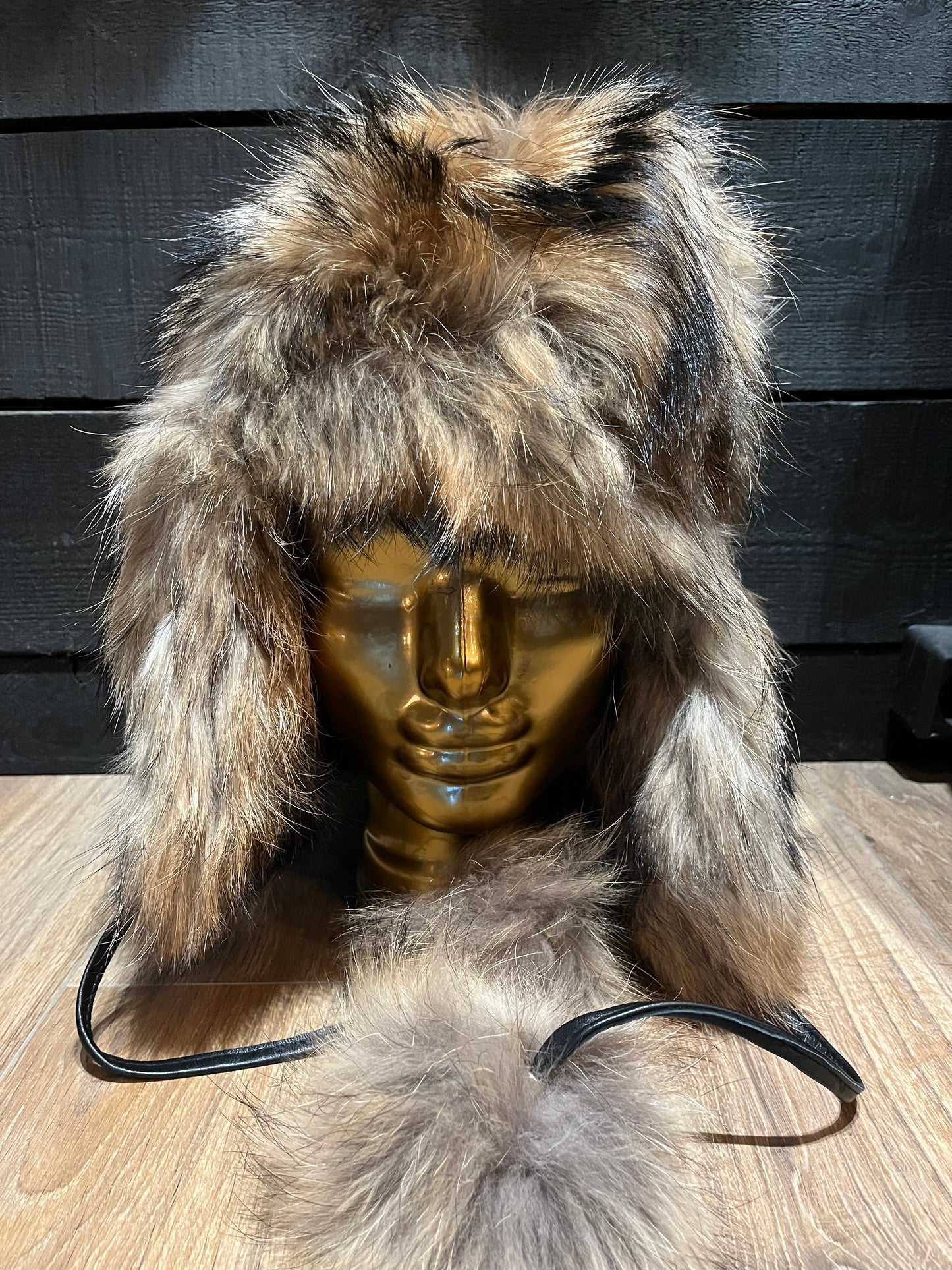 Raccoon Fur Hat Mamma Reykjavík