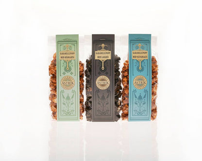 Ástrík Gourmet Popcorn - Caramel with Liquorice