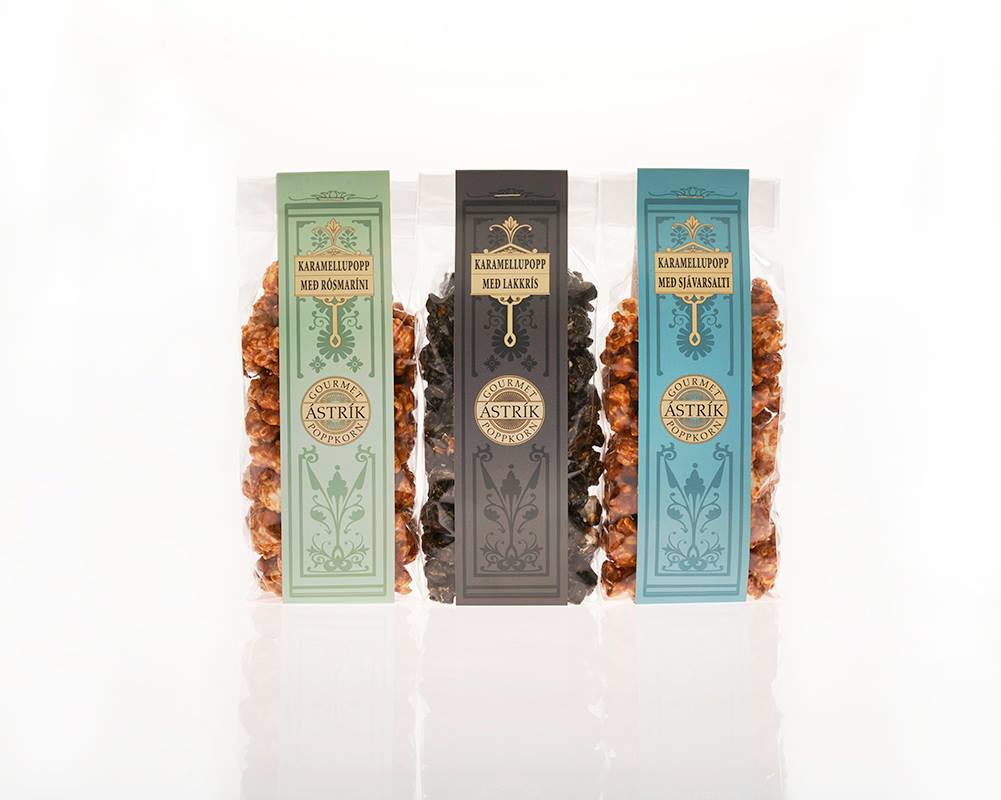 Ástrík Gourmet Popcorn - Caramel with Rosemary