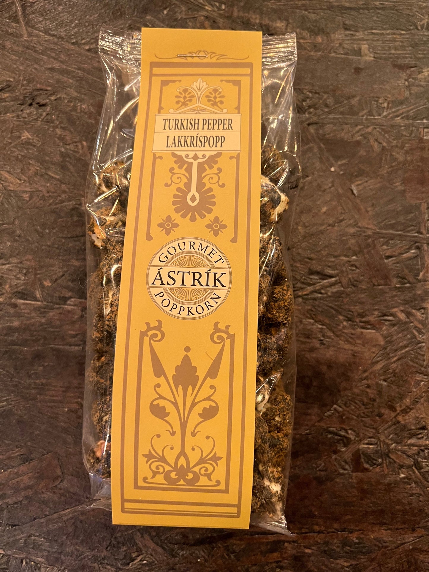 Ástrík Gourmet Popcorn - Turkish Pepper Liquorice