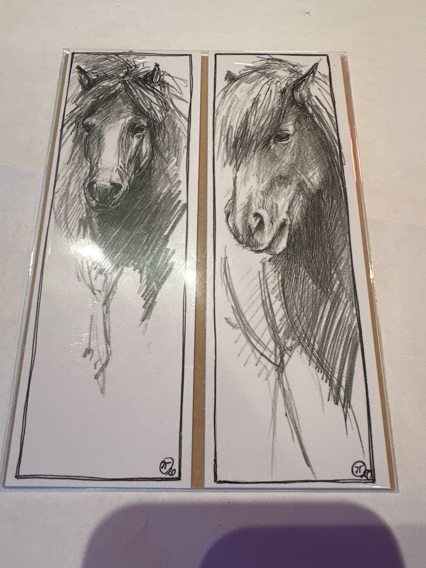 Bookmark horses Jana Tomanova