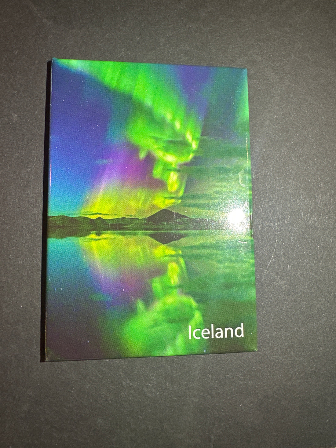 Magnet with northern lights