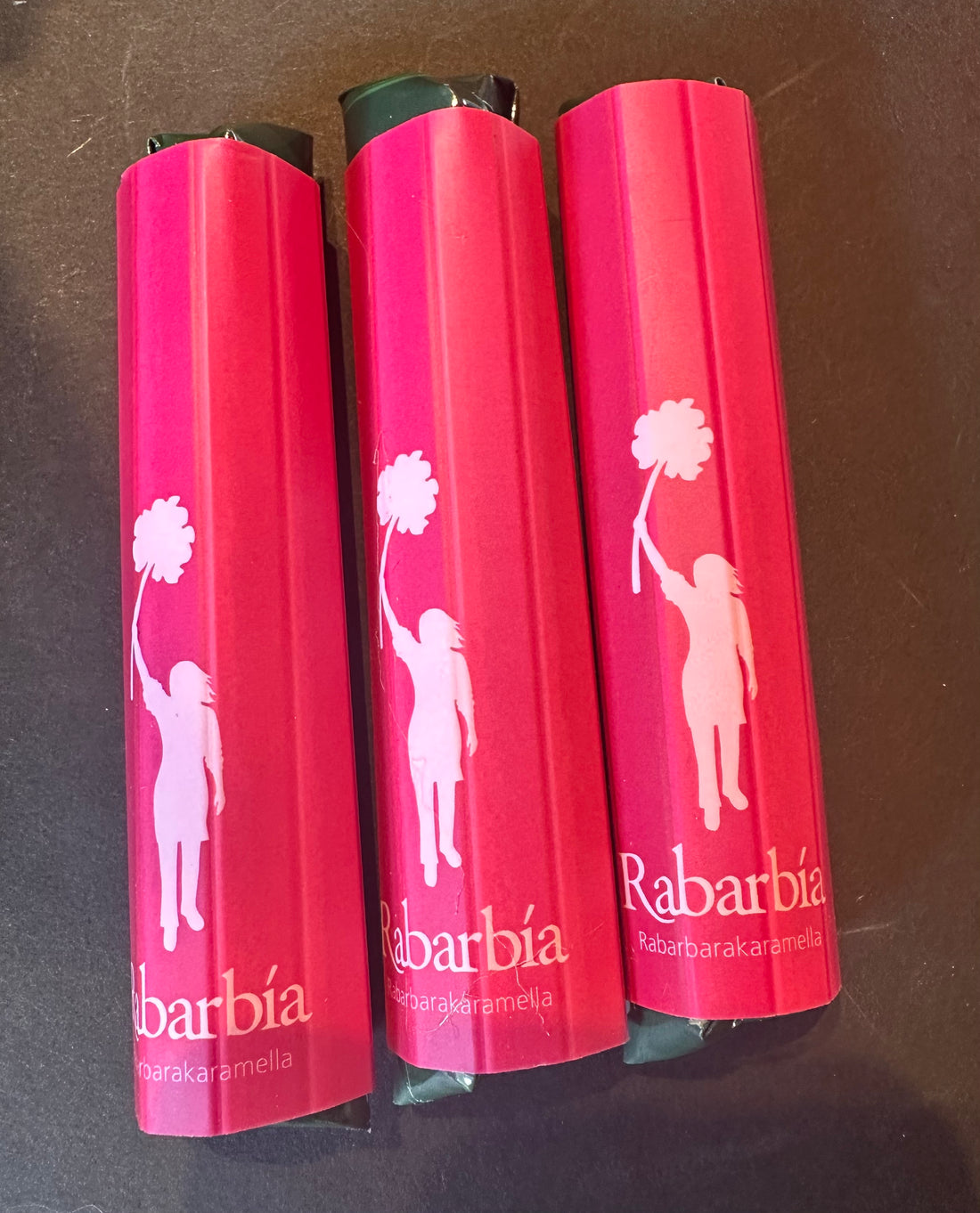 Rabarbía karamellu stykki