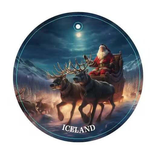 Porcelain Mobile Ornament - Atlason
