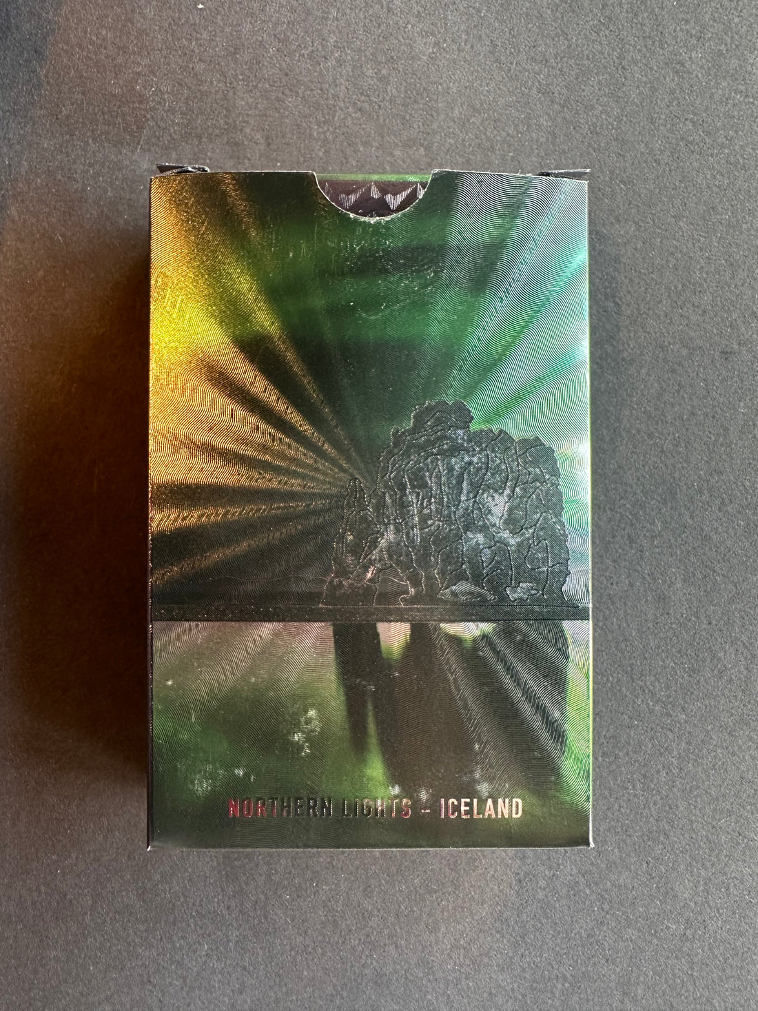 Playing cards northern lights
