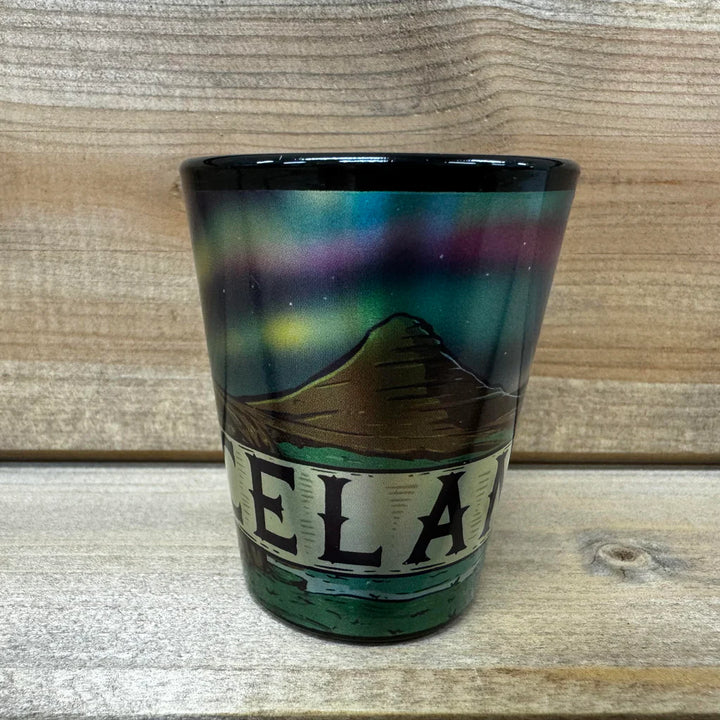 Shotglass northern lights
