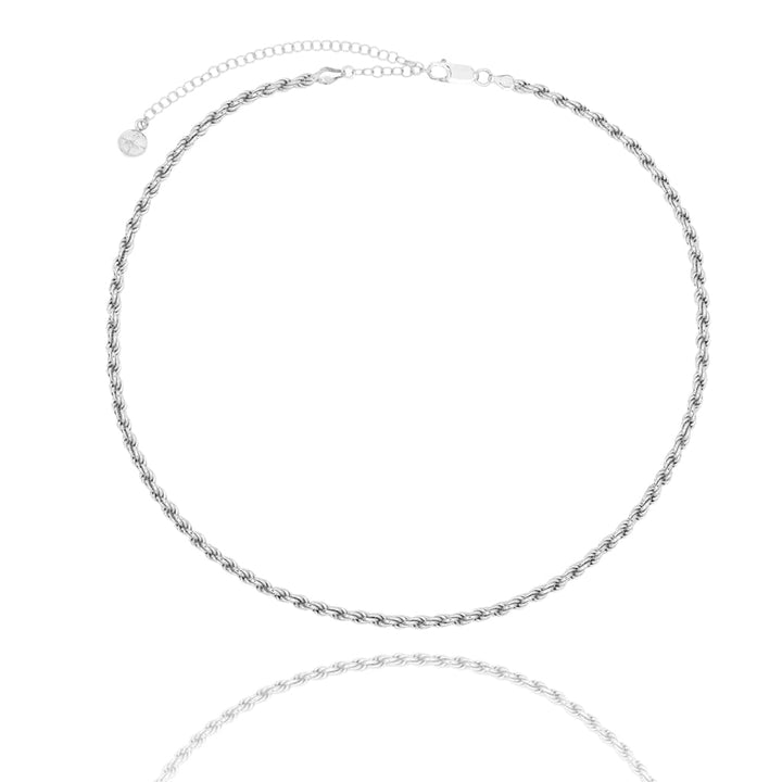 SIGN Necklace Rope Chain Reaction Silver
