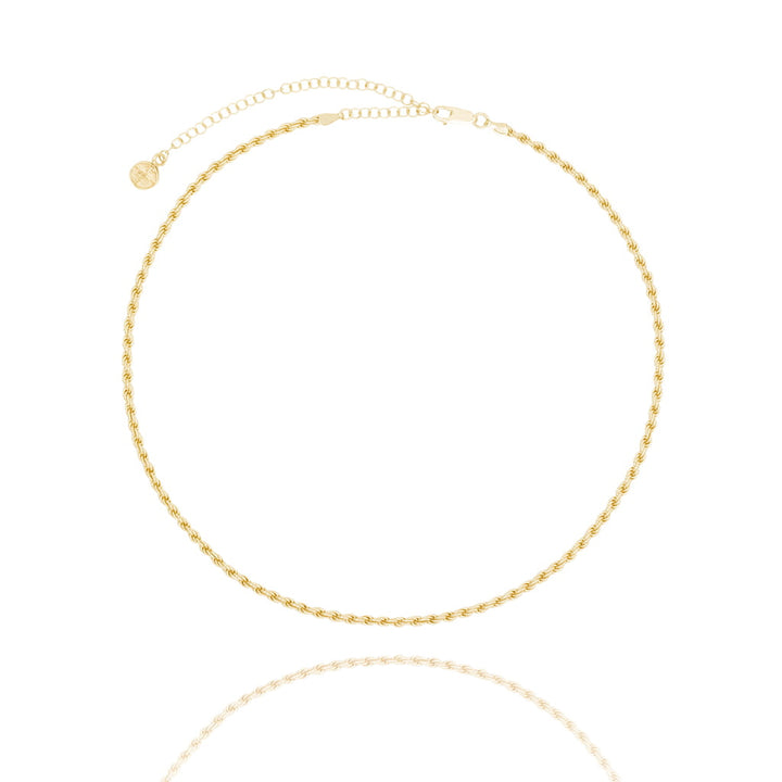 SIGN Necklace Rope Chain Reaction Gold