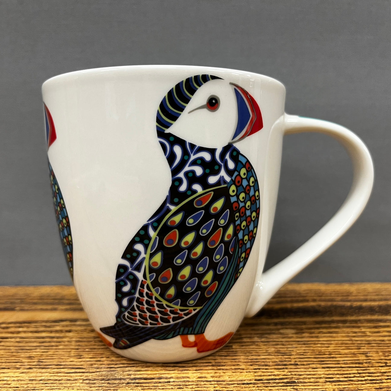 Couture Puffin - Ceramic Mug White