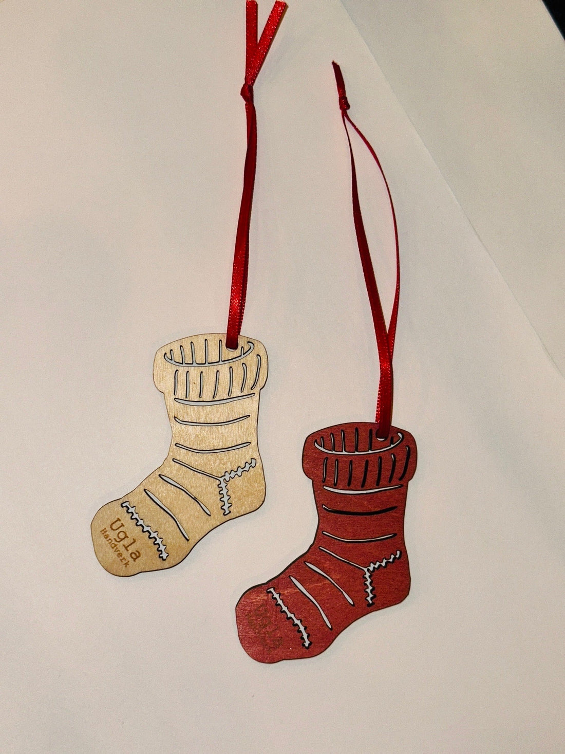 Handmade Wooden Ornaments - Ugla Handverk