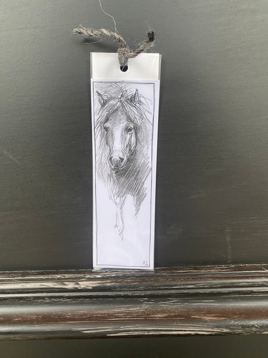 Bookmark Single - Horse front - Jana Tomanová