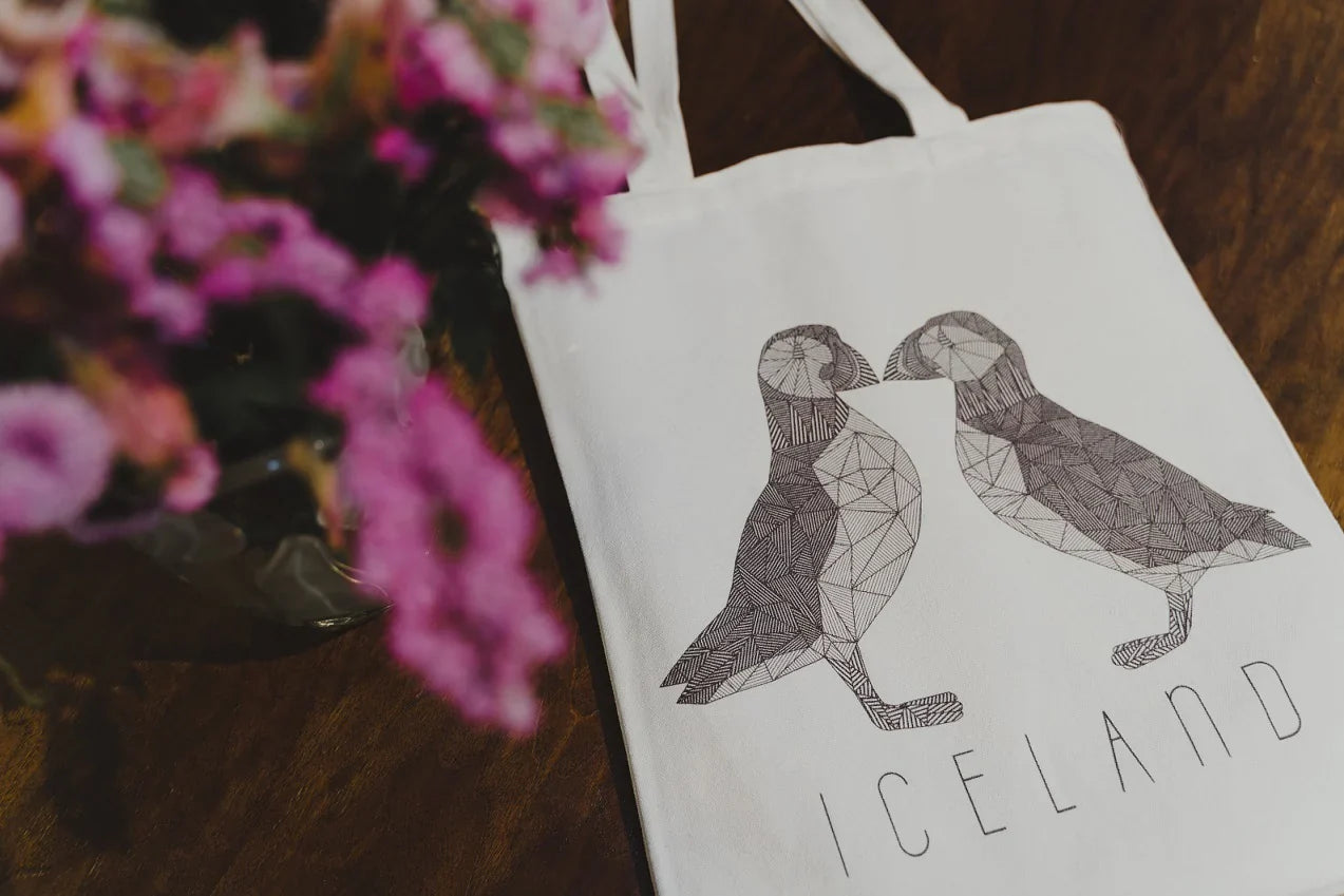 Tote Bag - Polygon Puffin