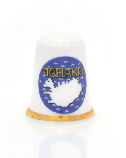 Thimble Porcelain, Map of Iceland