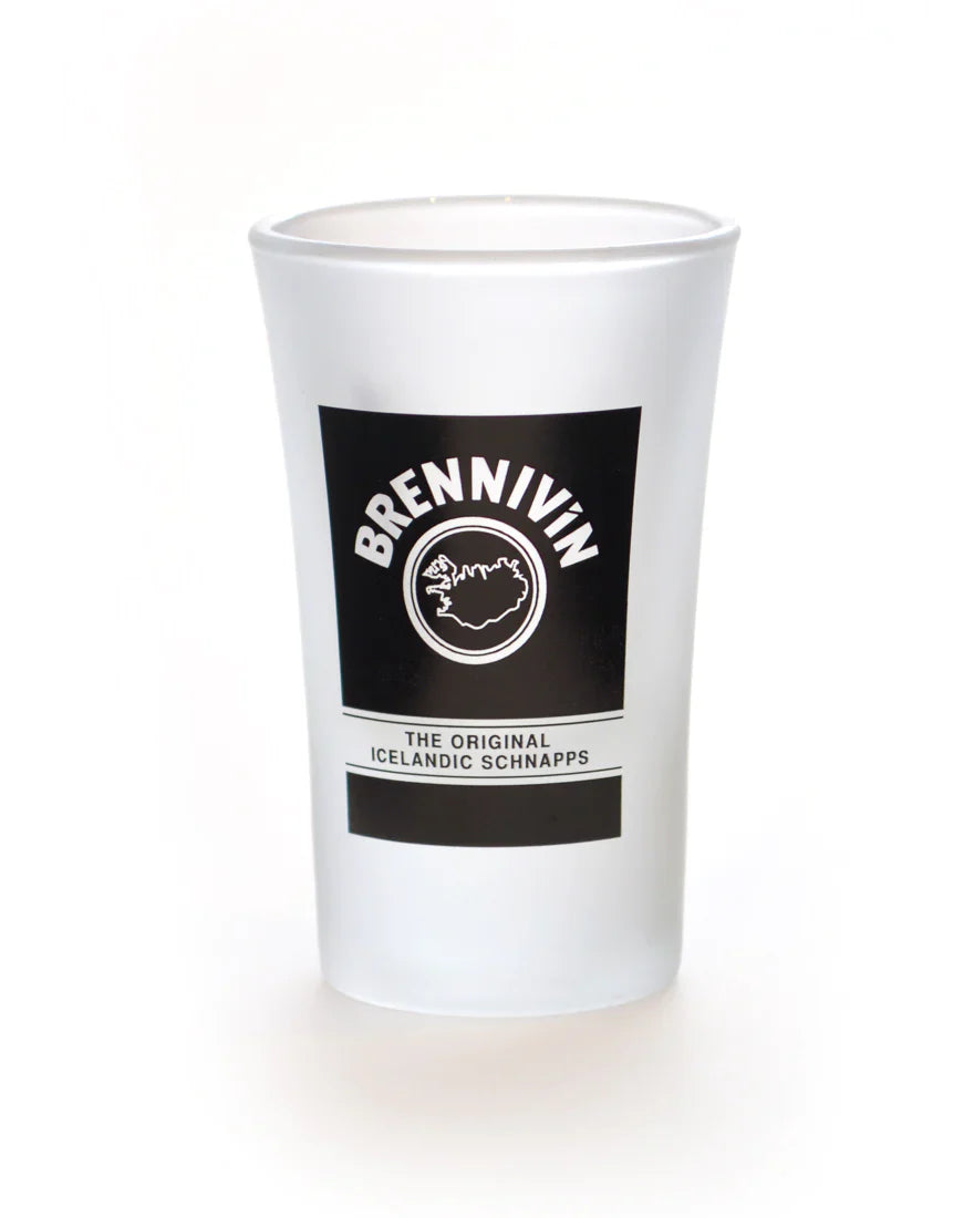 Shotglass Frosted, Brennivín