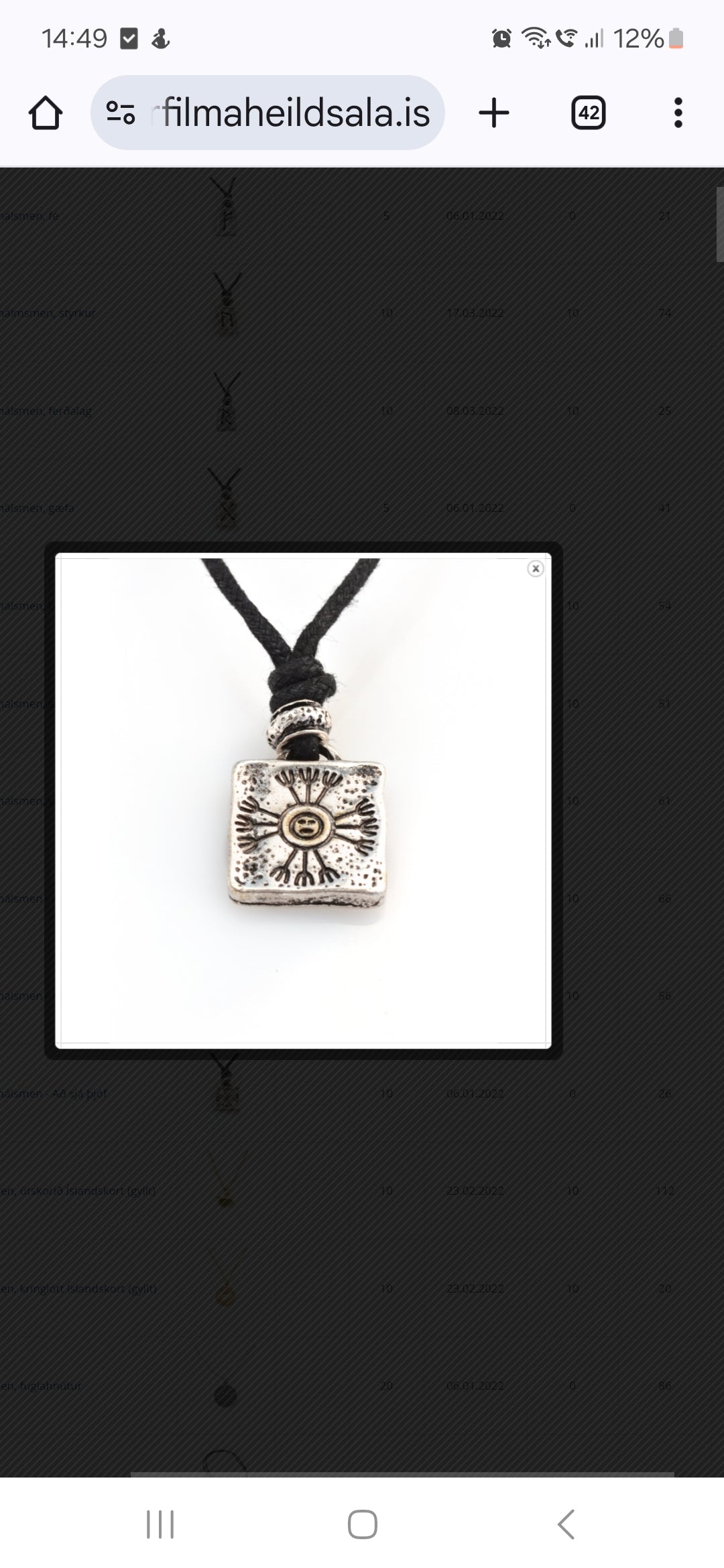 Rune Necklace