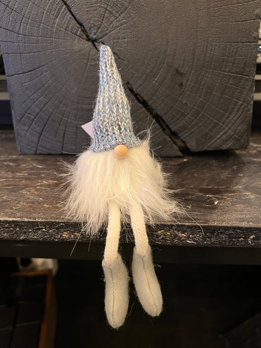 Sitting Elf White Beard - Small