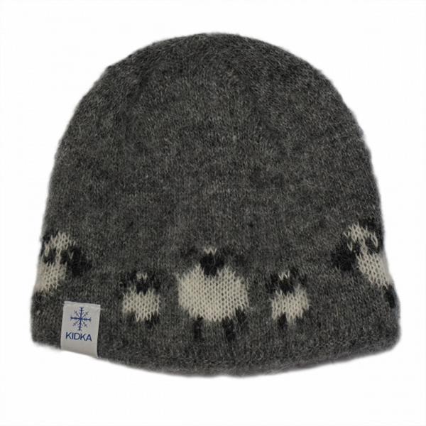 Wool Hat “Kind” Grey - Kidka