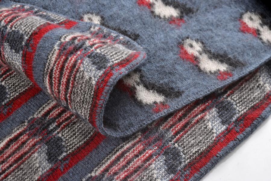 Wool Blanket “Lundi” Blue - Kidka