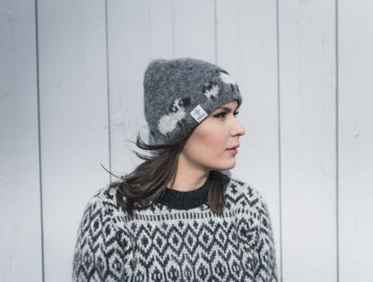 Wool Hat “Kind” Grey - Kidka