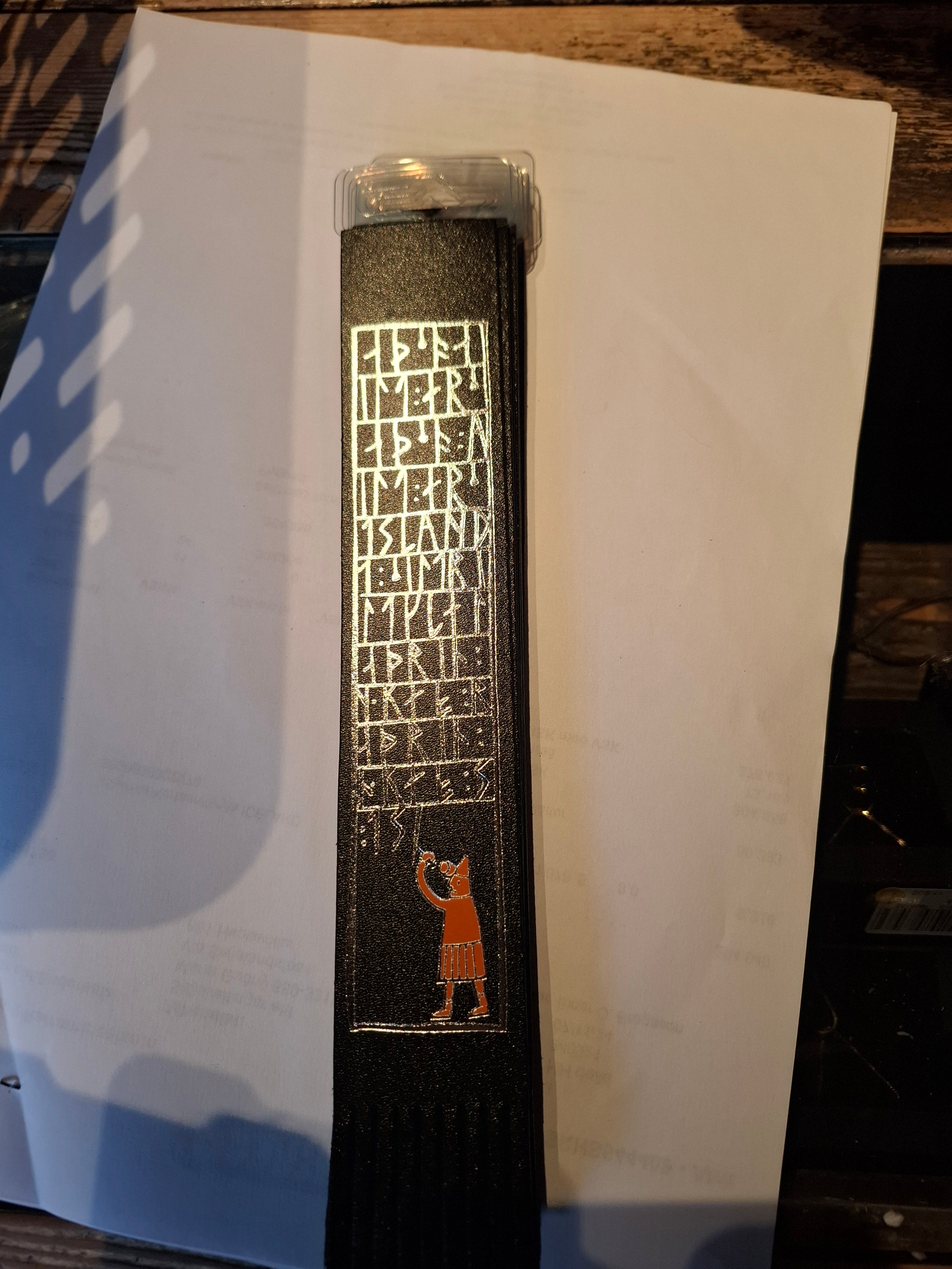 Leather Bookmark