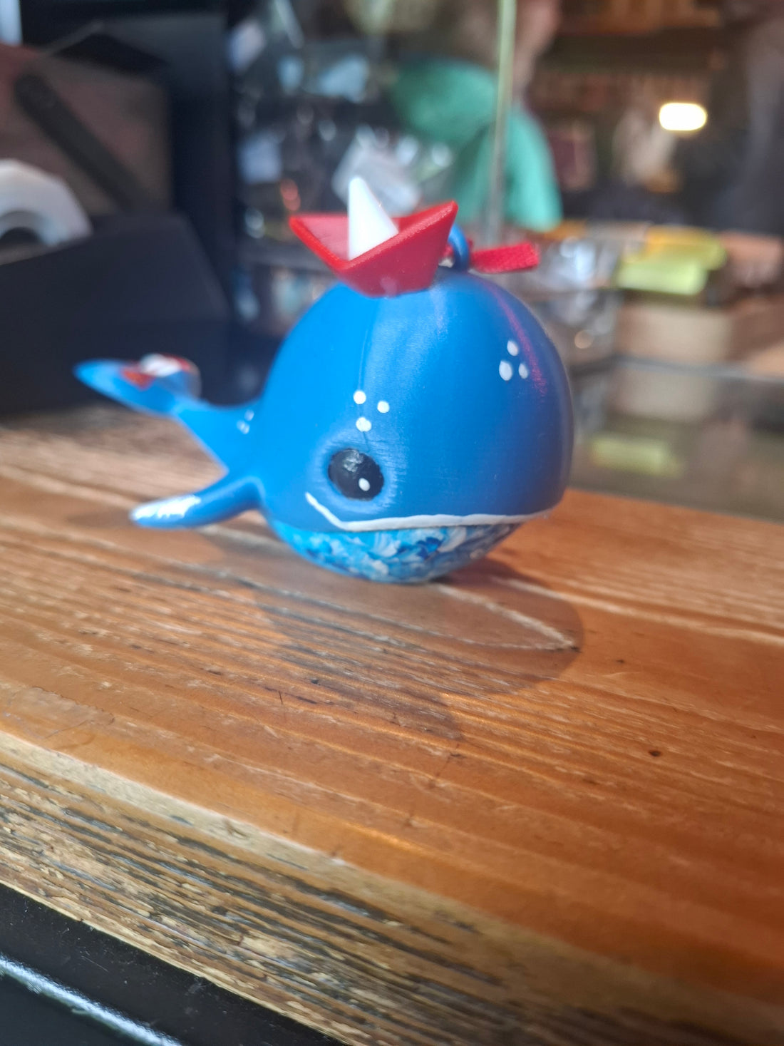 Handmade Whale Blue