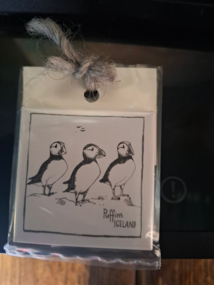 3 Puffins New magnet Jana