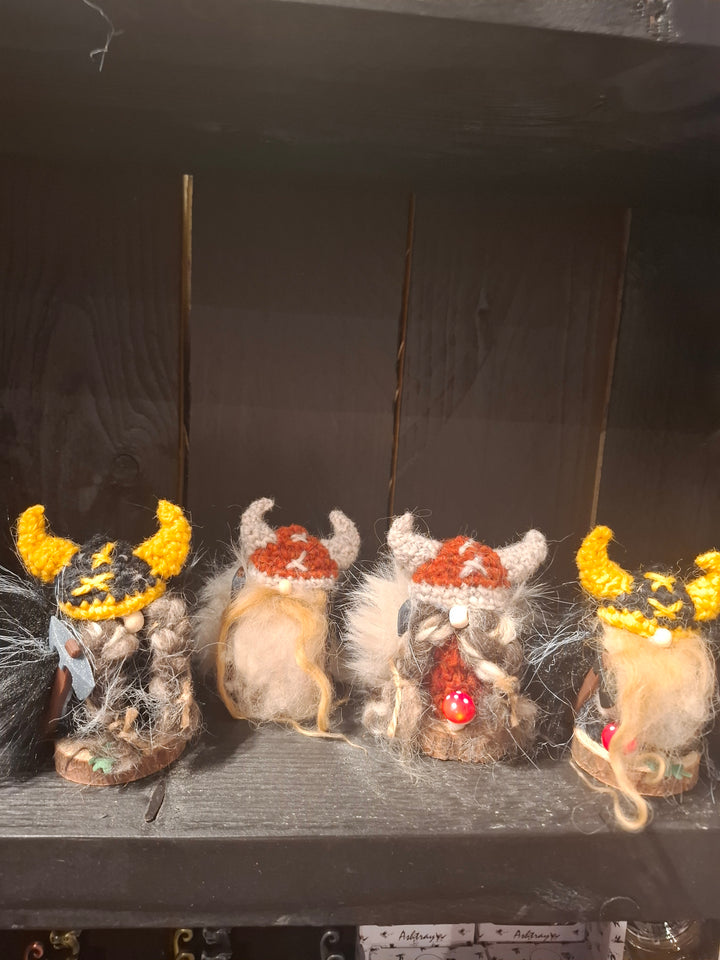 Standing Small Vikings  Handmade 11 cm