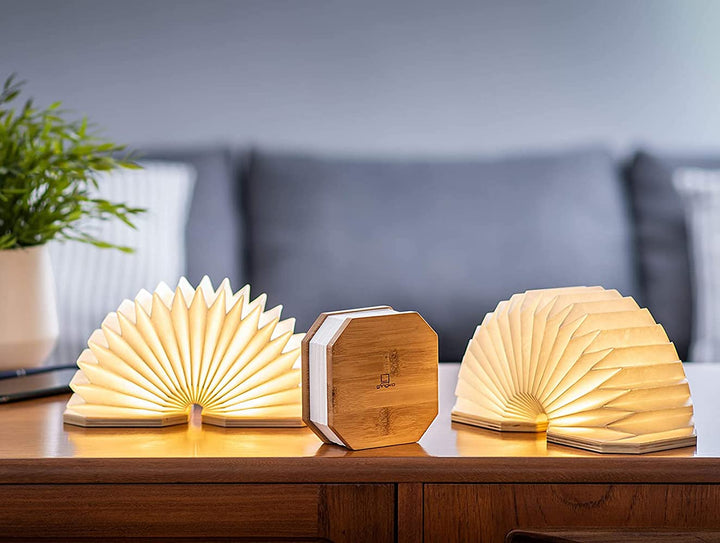 Bamboo Sm.Accordion Lamp